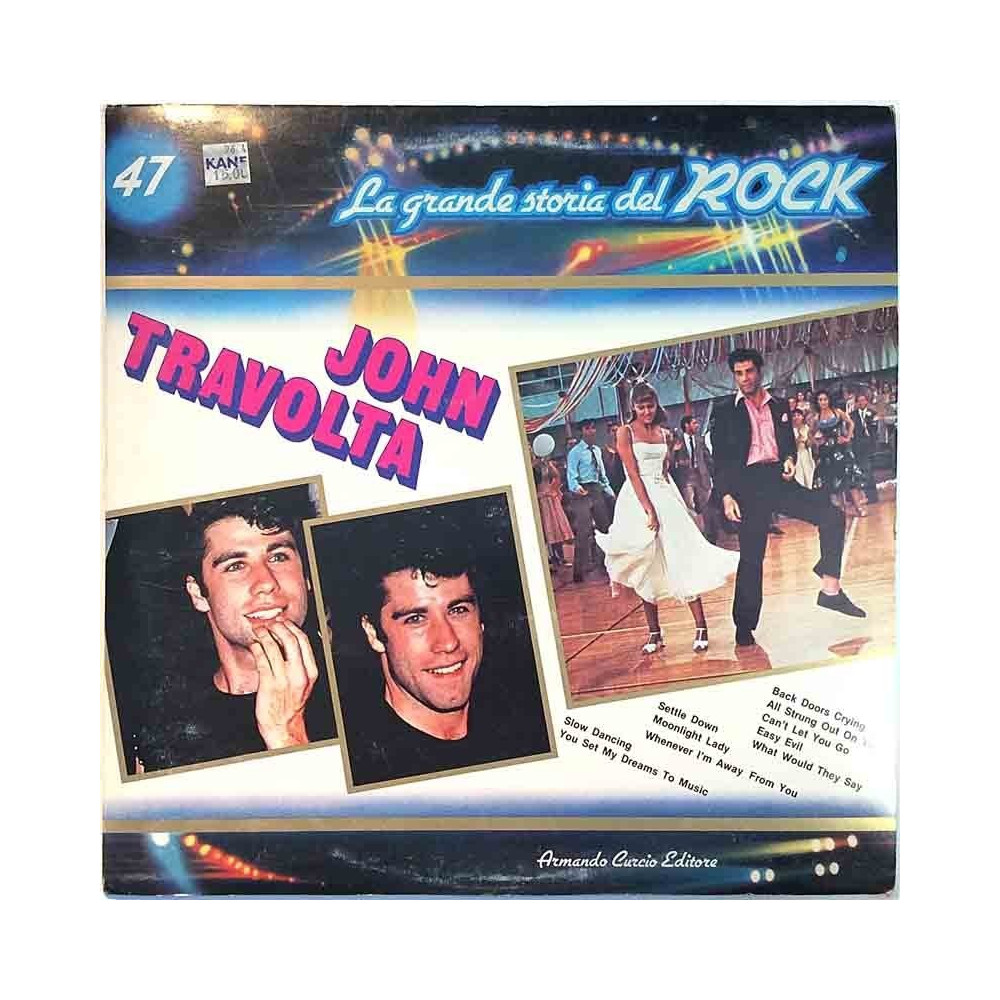 Travolta John: La Grande storia del ROCK vol. 47  kansi EX- levy EX Käytetty LP