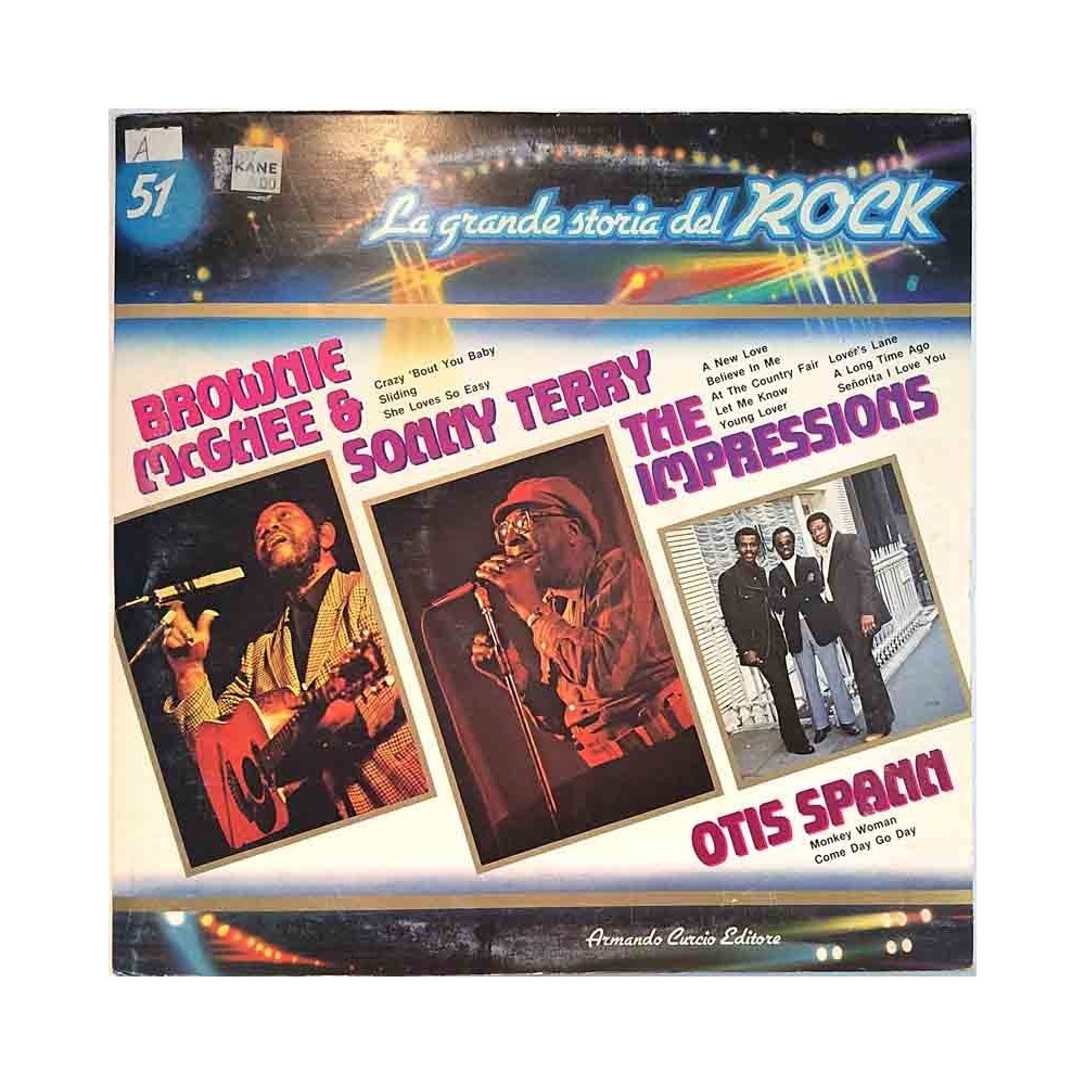 Brownie McGhee & Sonny Terry, Otis Spann 1981 GSR- 51 La Grande storia del ROCK vol. 51 Used LP