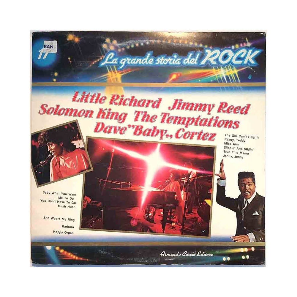 Little Richard, Jimmy Reed, Solomon King: La Grande storia del ROCK vol. 17  kansi EX- levy EX Käytetty LP