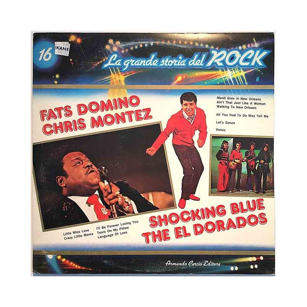 El Dorados, Fats Domino, Chris Montez 1981 GSR- 16 La Grande storia del ROCK vol. 16 Begagnat LP