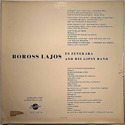 Boross Lajos and his gipsy band 1965 LPX 10074 Songs Of The Puszta Used LP