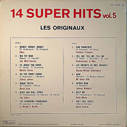 Various Artists 1976 LDA. 20258 14 super hits vol.5 Les originaux Begagnat LP