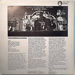 Stonemans Family: Meet the Stonemans recorded live  kansi EX levy EX Käytetty LP