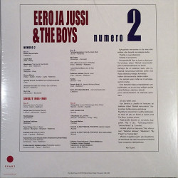 Eero ja Jussi & the Boys 2019 SRE344 Numero 2 + Singlet 1966-1969 2LP LP