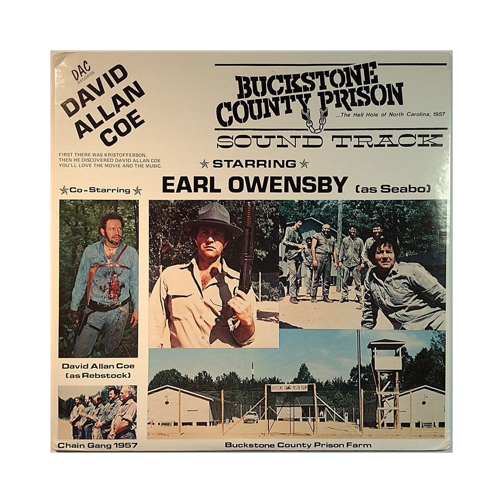 Coe David Allan 1978 8095N2 Buckstone County Prison ( soundtrack) Used LP