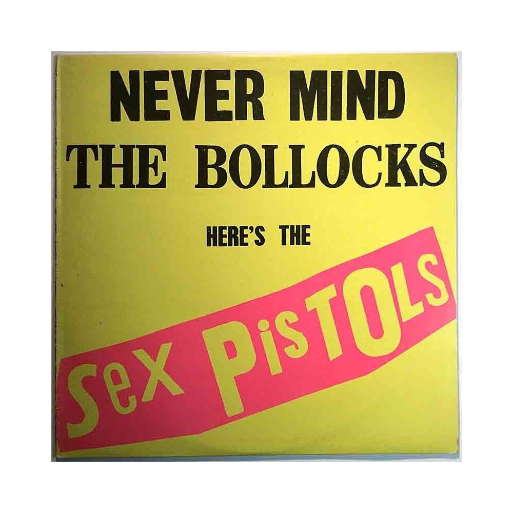 Sex pistols: Never Mind The Bollocks Here's The Sex Pistols  kansi G+ levy VG+ Käytetty LP