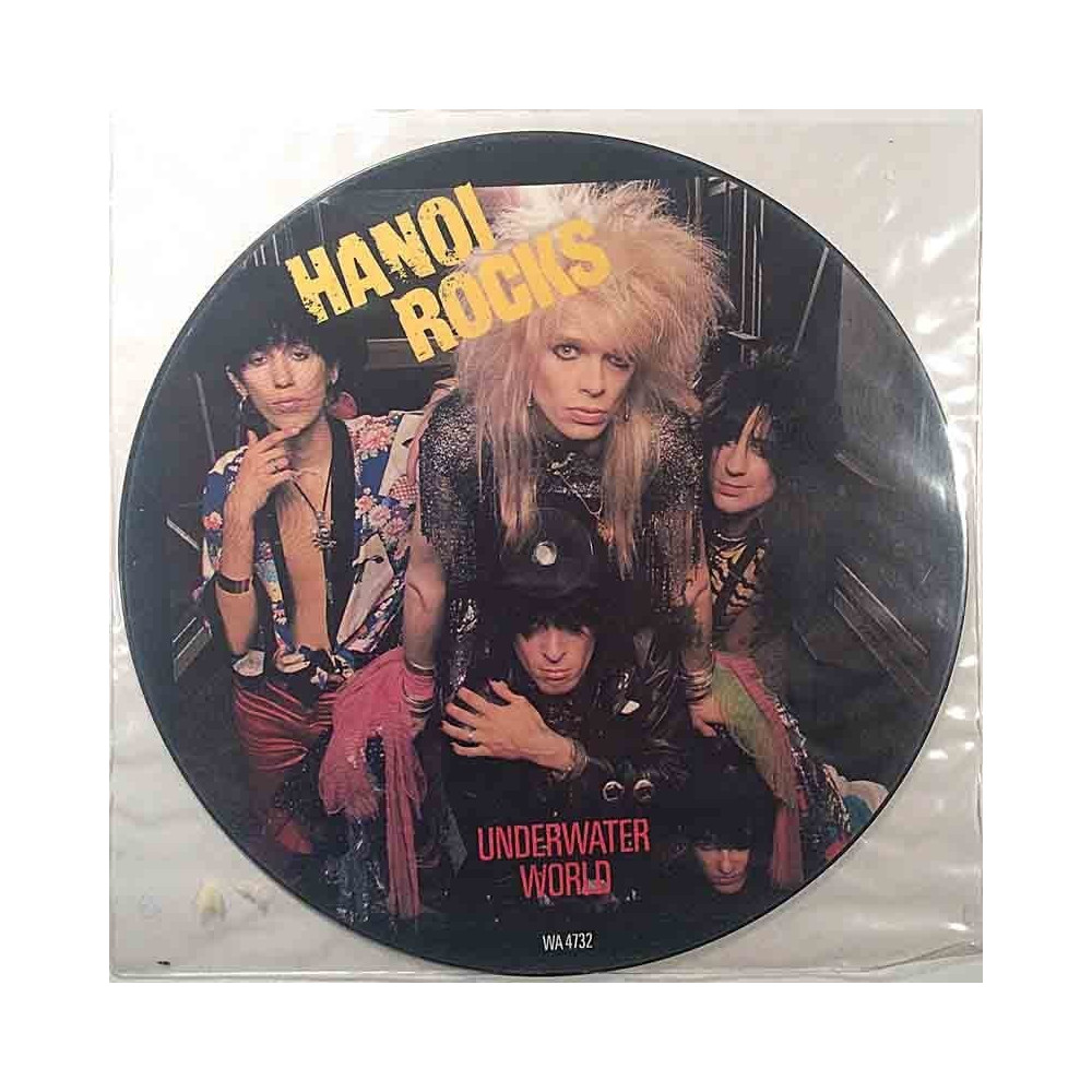 Hanoi Rocks: Underwater World, picture disc  kansi paperikansi/muovitasku levy EX Käytetty LP