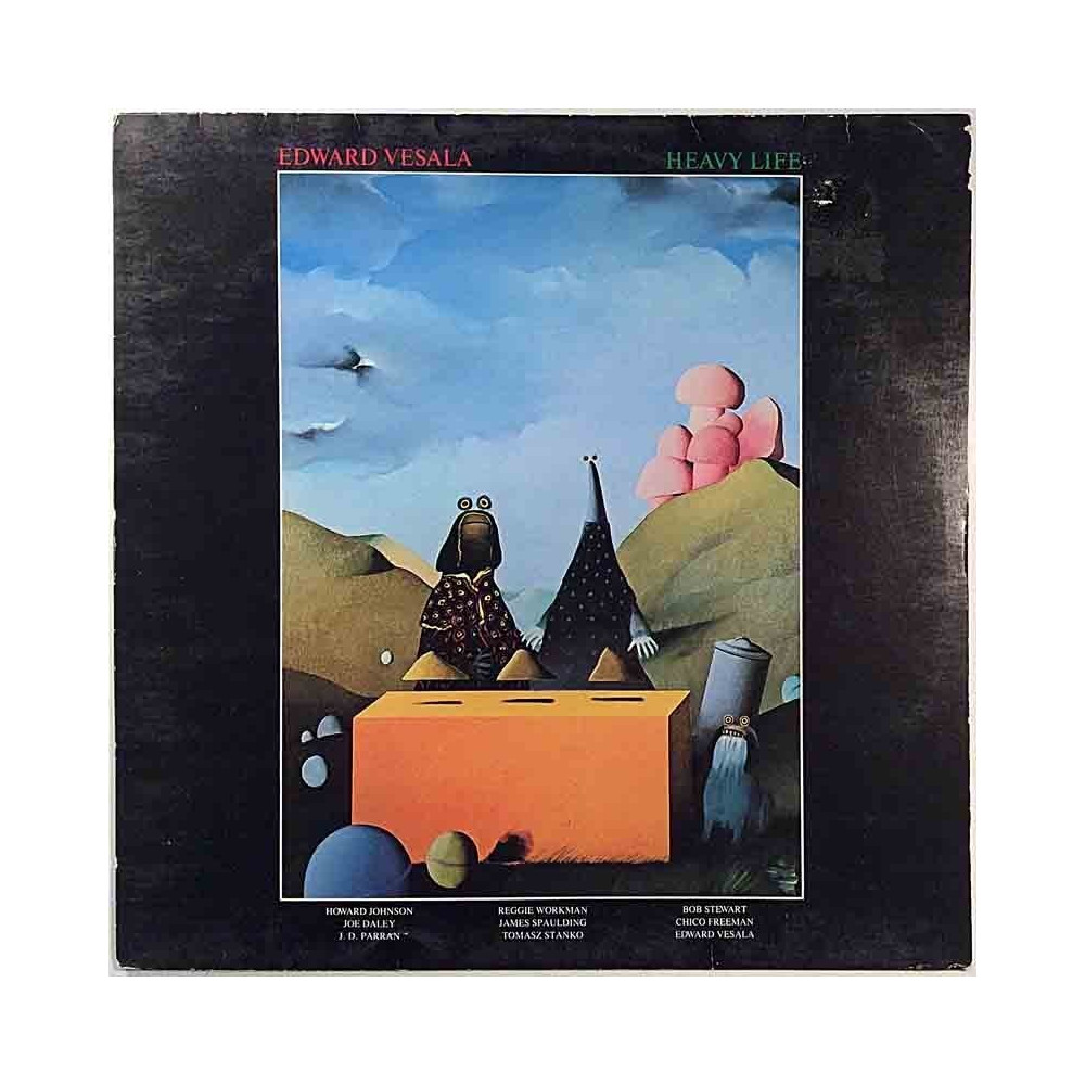 Vesala Edward: Heavy Life  kansi VG levy EX Käytetty LP