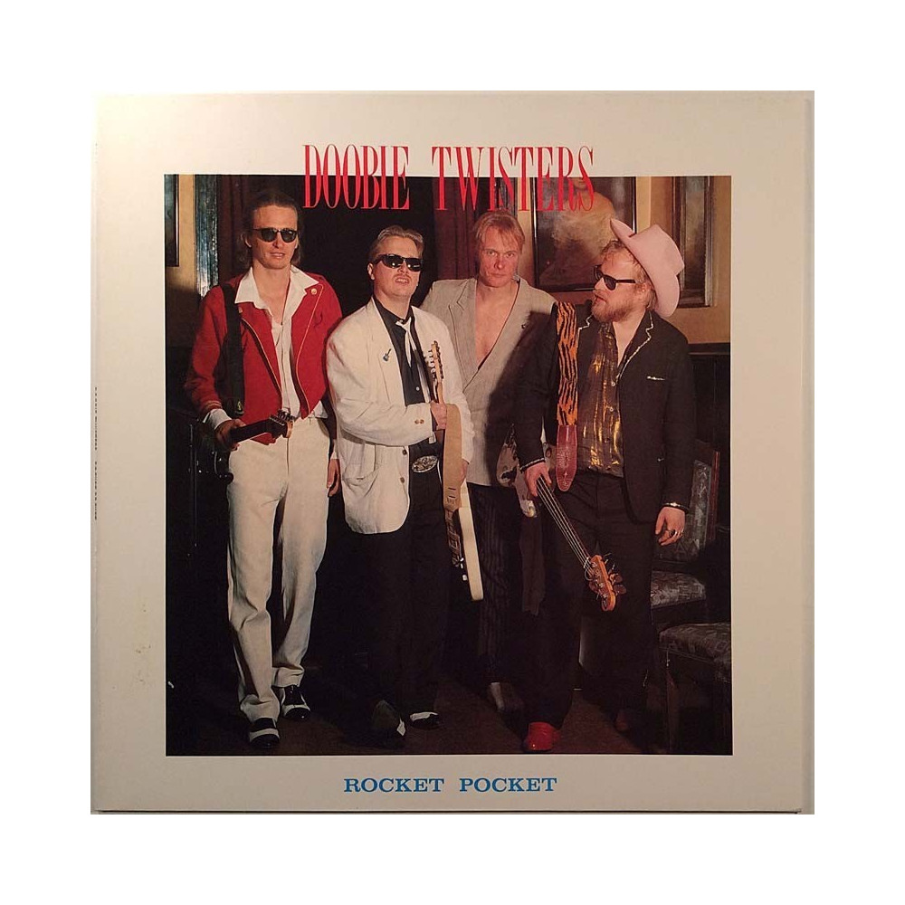 Doobie Twisters: Rocket Pocket, blue vinyl  kansi EX levy EX Käytetty LP