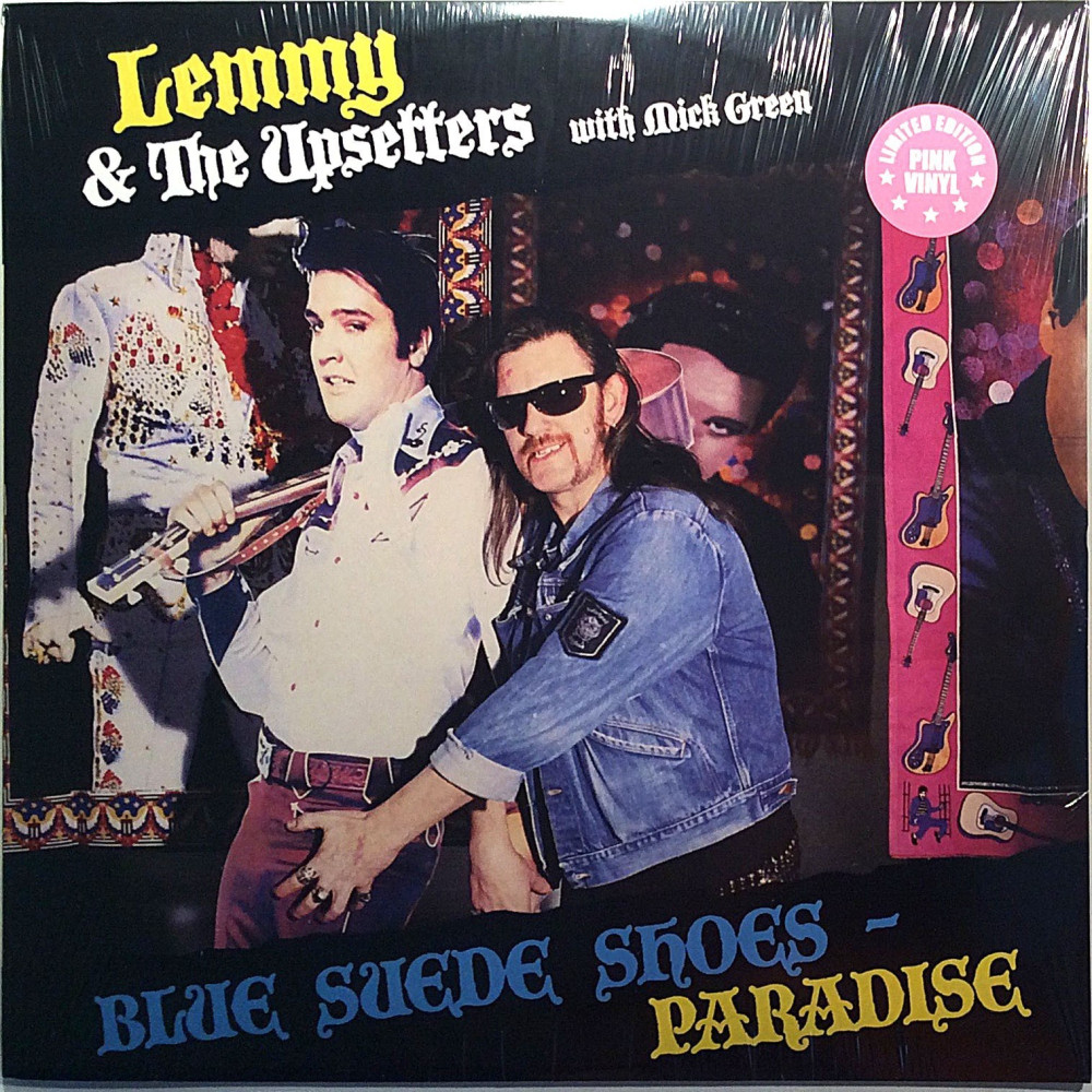 Lemmy & The Upsetters With Mick Green 1990 CLO0856 Blue Suede Shoes / Paradise 45rpm maxi LP