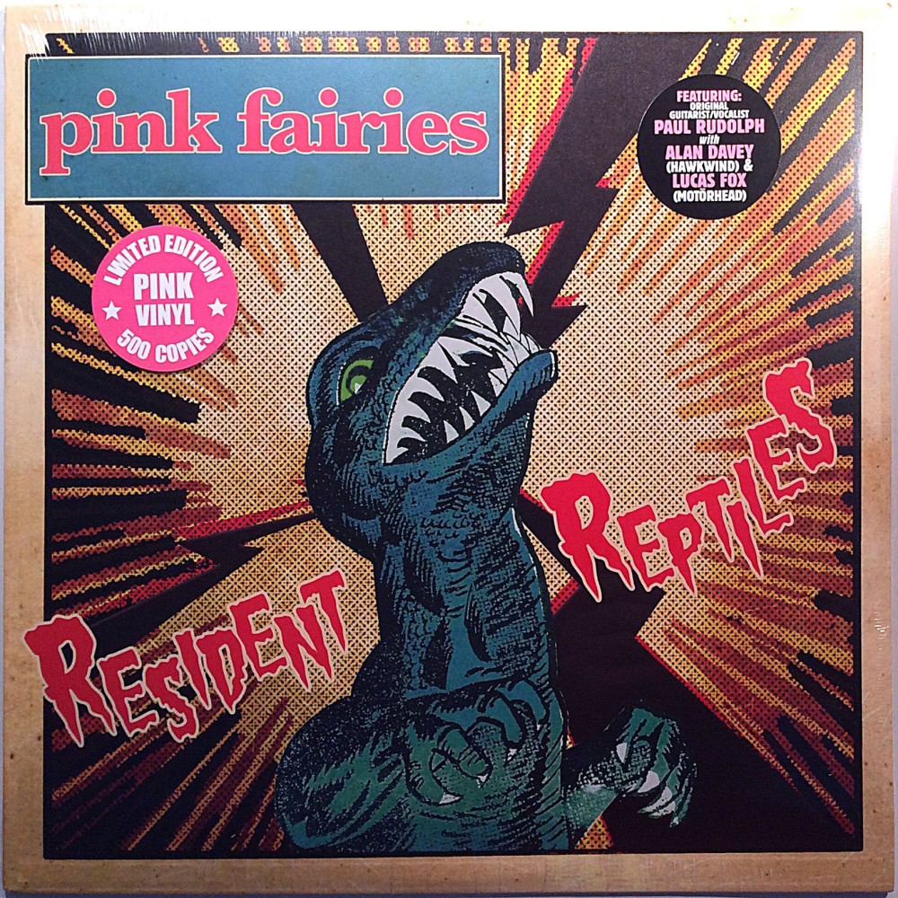 Pink Fairies 2018 CLO 0797 Resident Reptiles limited purple vinyl LP