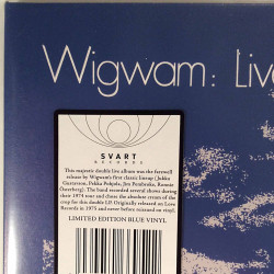 Wigwam : Live Music From The Twilight Zone 2LP (blue vinyl) - uusi LP