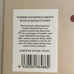 Mansfield Tommie 1972 SVR419 with Jussi Raittinen, clear LP