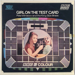 Winslow Pete and the King Size Brass: Girl on the test card  kansi VG+ levy EX Käytetty LP