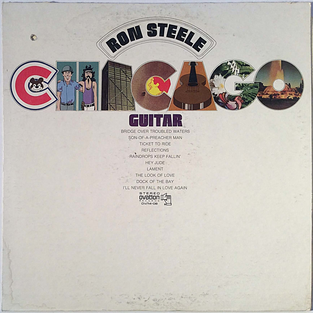 Steele Ron: Guitar  kansi VG- levy EX Käytetty LP