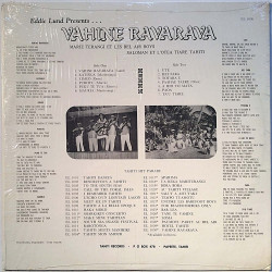 Marie Terangi et Les Bel Air Boys: Vanine Ravarava  kansi EX levy EX Käytetty LP