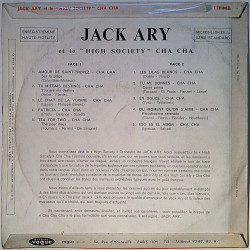 Ary Jack et le High Society : Cha Cha Cha  33rpm 10-inch LP - Begagnat LP