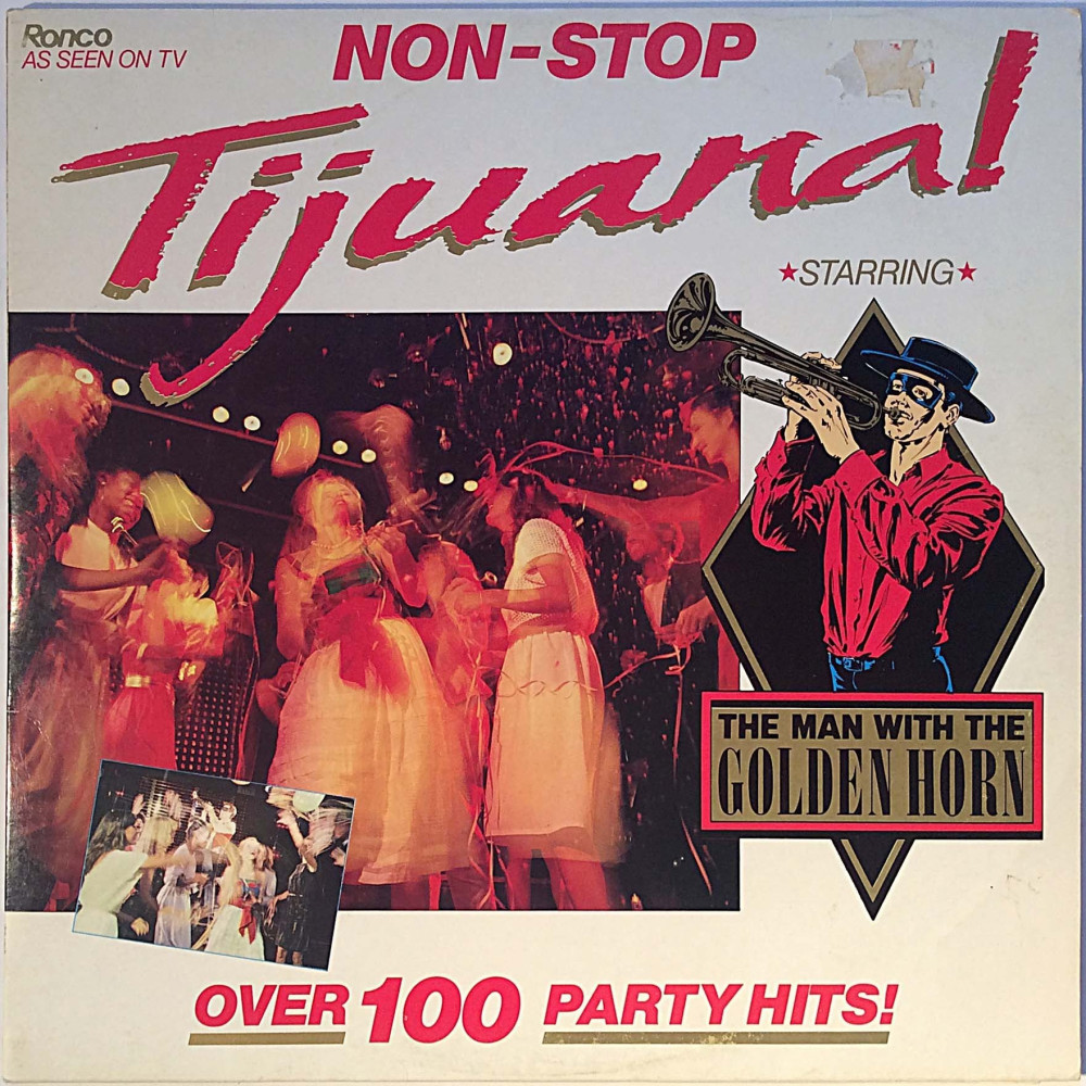 Man with the Golden Horn: Non-Stop Tijuana! 2LP  kansi VG+ levy EX- Käytetty LP