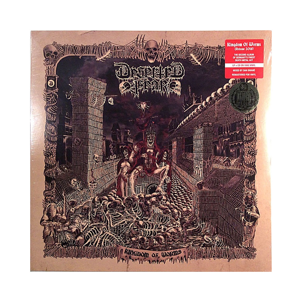 Deserted Fear : Kingdom Of Worms LP + CD - uusi LP
