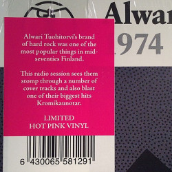 Alwari Tuohitorvi 1974 SRE016 Pop-Liisa live -74 pink vinyl LP