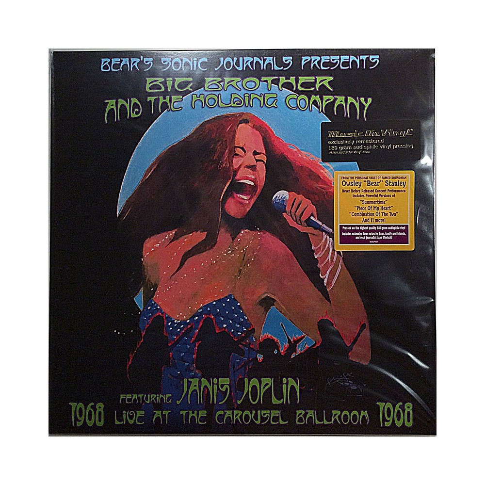Joplin Janis 2012 MOVLP527 Live At The Carousel Ballroom 1968 2LP LP