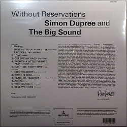 Simon Dupree & The Big Sound 1967 MOVLP2058 Without Reservations LP
