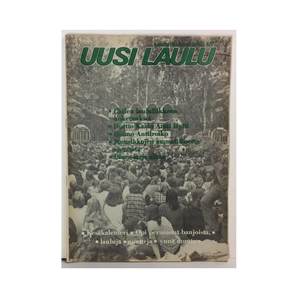 Uusi Laulu 1977 No.2 Hortto Kaalo