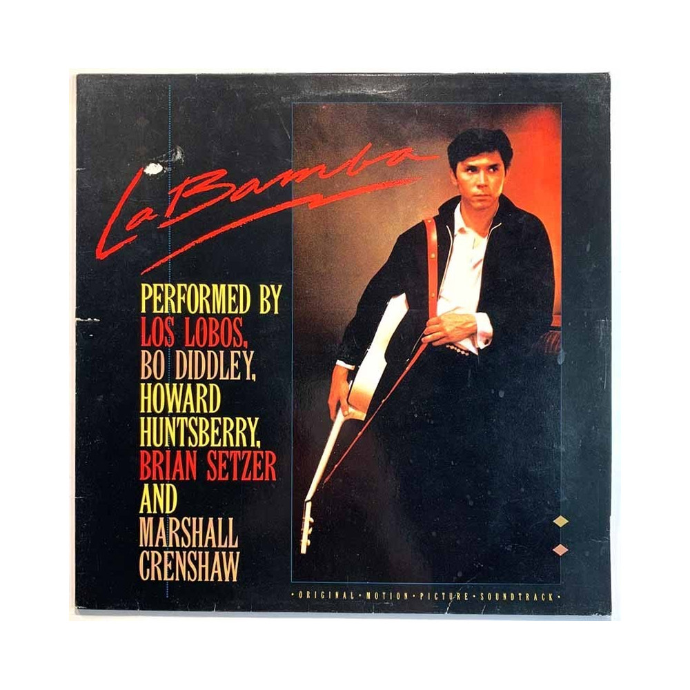 Los Lobos, Brian Setzer ym. 1987 828 058-1 La Bamba - Soundtrack Begagnat LP