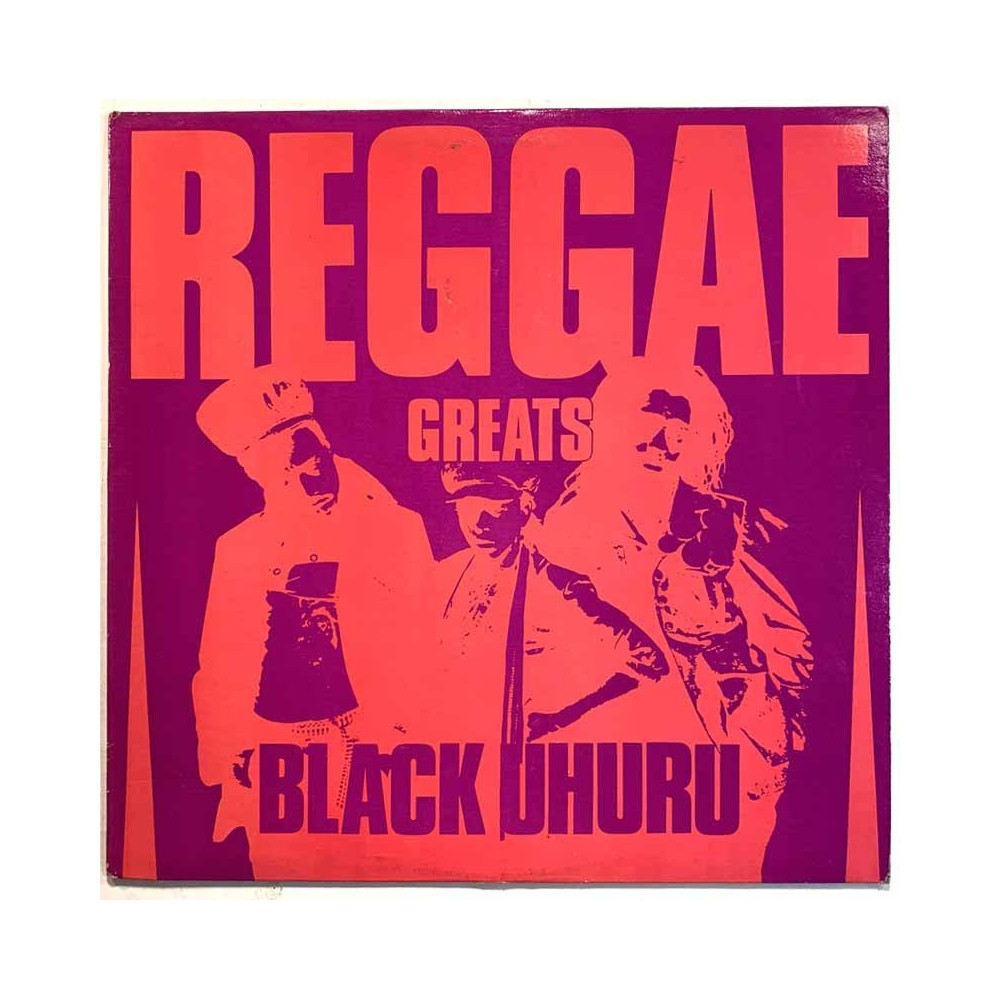 Black Uhuru LP Reggae greats  kansi EX- levy EX- Käytetty LP