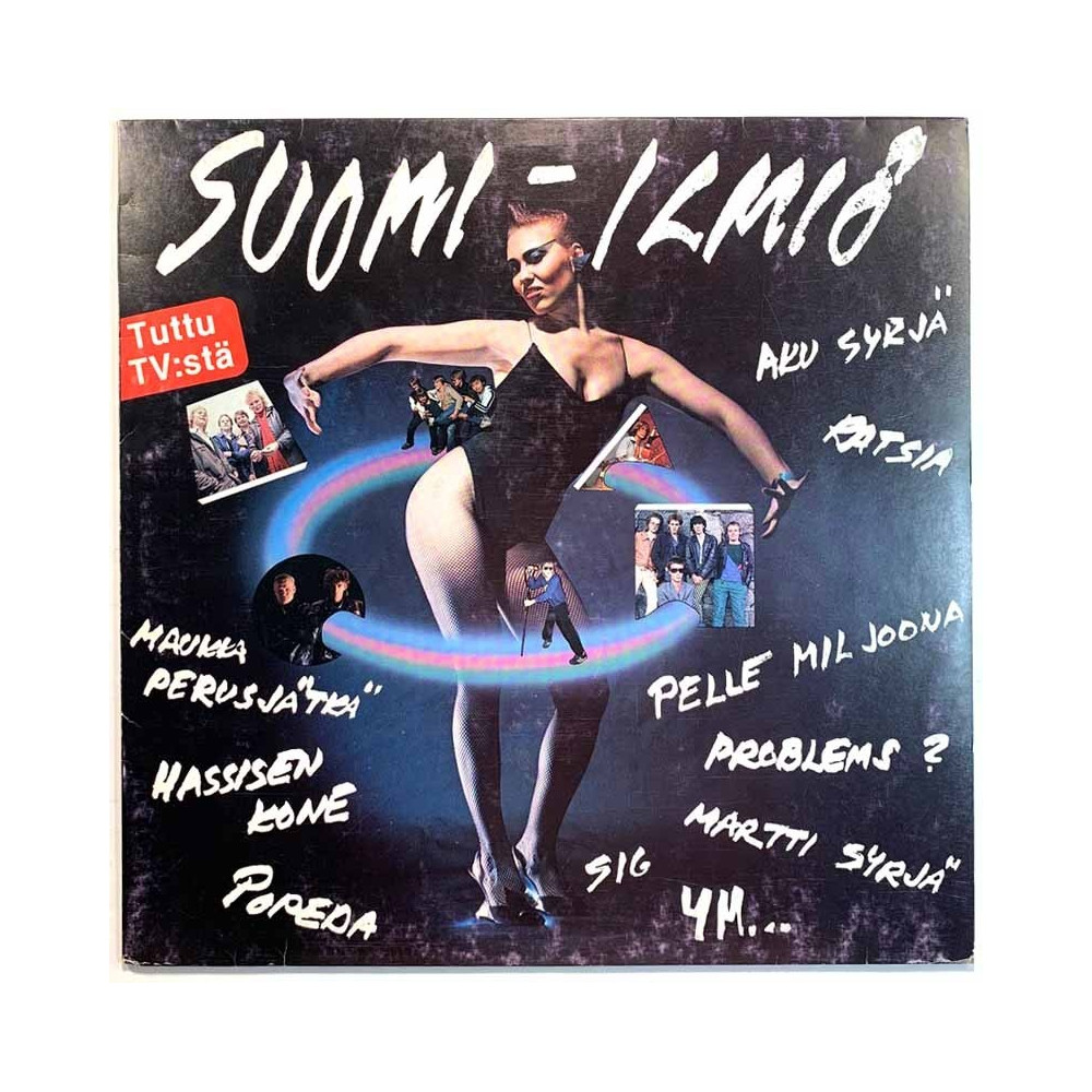 SIG, Pelle Miljoona, Vaavu, Sika ym. LP Suomi-ilmiö  kansi VG levy EX Käytetty LP