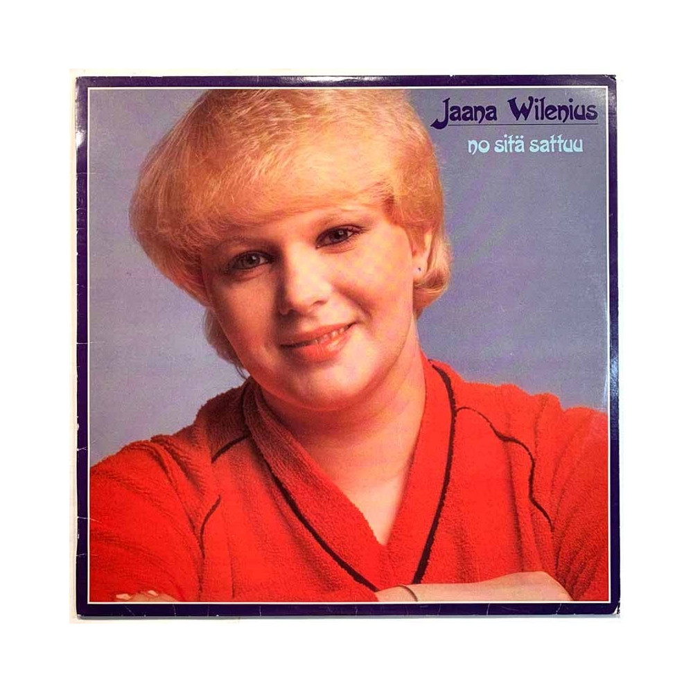 Wilenius Jaana LP No sitä sattuu  kansi EX- levy VG+ Käytetty LP