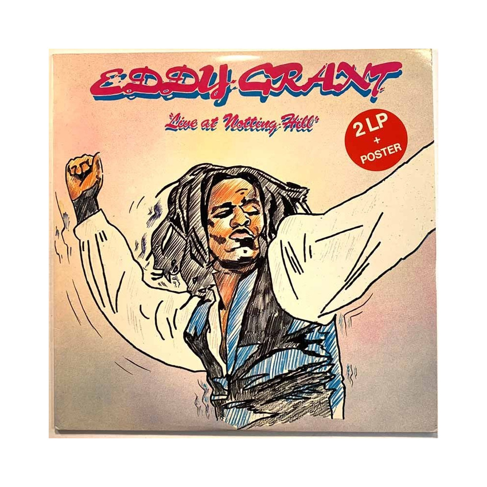 Grant Eddy LP Live at Notting Hill 2LP  kansi EX levy EX Käytetty LP