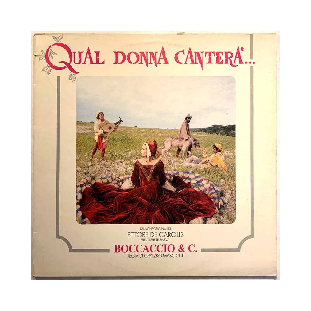 Ettore De Carolis LP Qual Donna Cantera  kansi VG levy EX Käytetty LP
