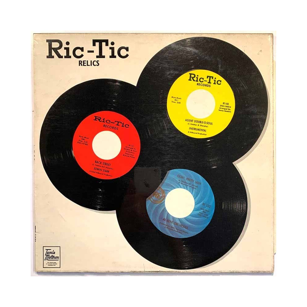 Edwin Starr, J.J. Barnes, Al Kent ym. 1973 STML 11232 Ric-Tic Relics Begagnat LP