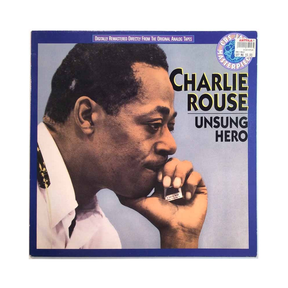 Charlie Rouse Käytetty LP-Levy Unsung Hero  kansi EX levy EX Käytetty LP