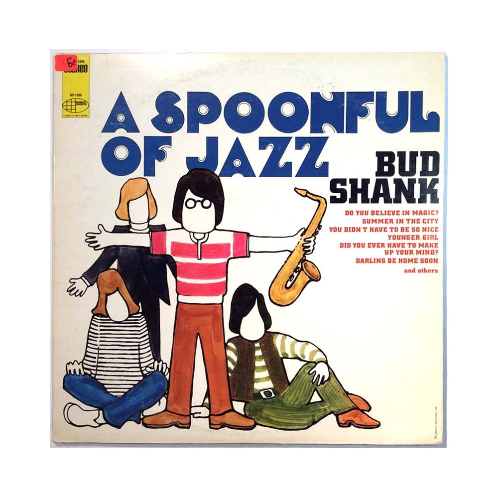 Shank Bud Käytetty LP-Levy A Spoonful Of Jazz  kansi VG+ levy VG Käytetty LP