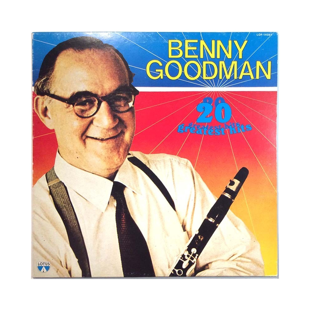 Goodman Benny Käytetty LP-Levy 20 greatest hits  kansi VG+ levy EX Käytetty LP