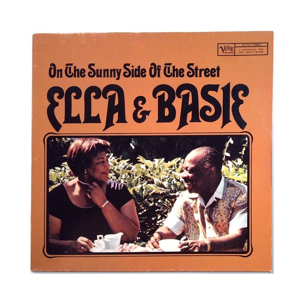 Ella & Basie Käytetty LP-Levy On The Sunny Side Of The Street  kansi VG+ levy EX Käytetty LP