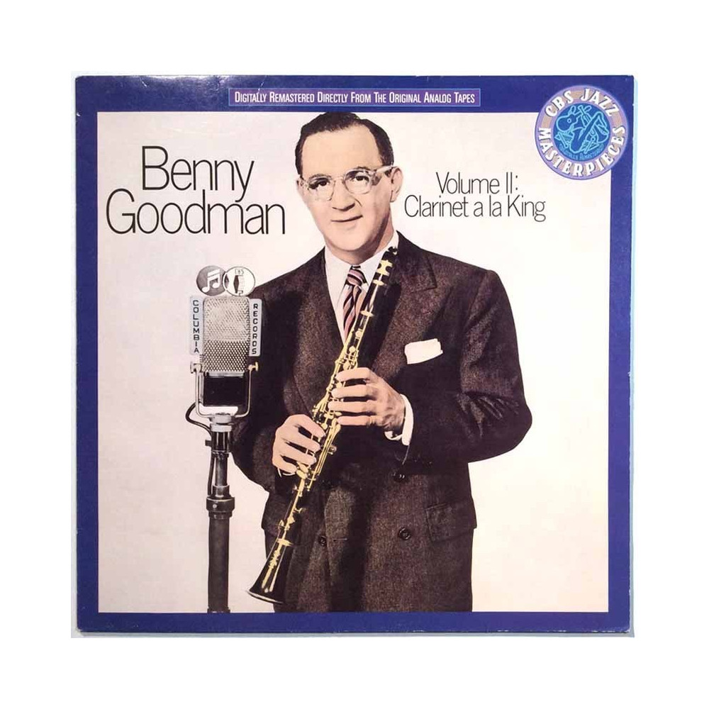 Goodman Benny Käytetty LP-Levy Volume II: Clarinet A La King  kansi VG+ levy EX Käytetty LP