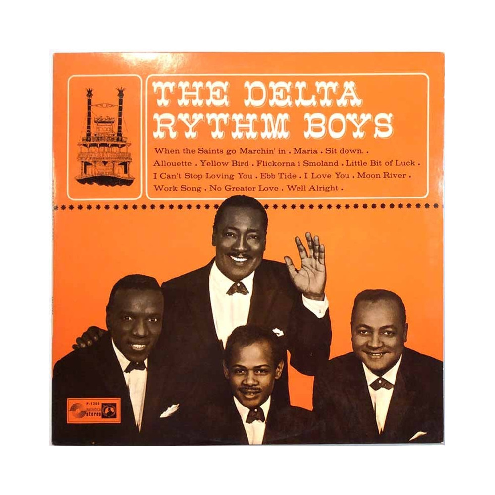 Delta Rhythm Boys Käytetty LP-Levy The Delta Rythm Boys  kansi EX levy EX Käytetty LP
