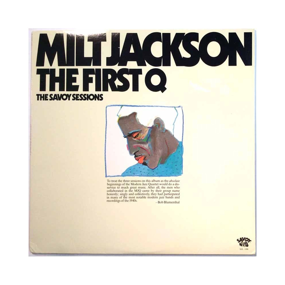 Jackson Milt Käytetty LP-Levy Savoy sessions, the First Q  kansi G+ levy EX Käytetty LP