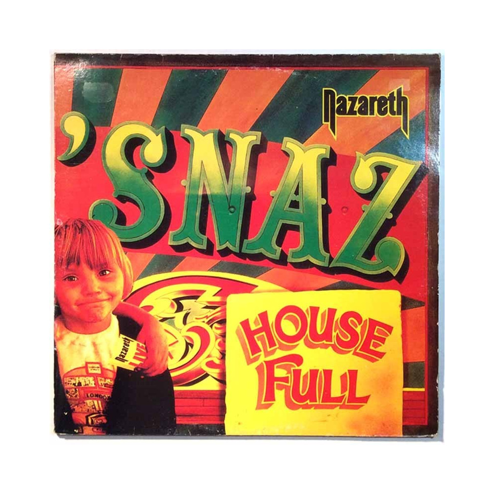 Nazareth Käytetty LP-Levy Snaz 2LP  kansi VG levy EX- Käytetty LP