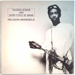 Youssou N'Dour and Super Etoile De Dakar Käytetty LP-Levy Nelson Mandela  kansi EX levy EX Käytetty LP
