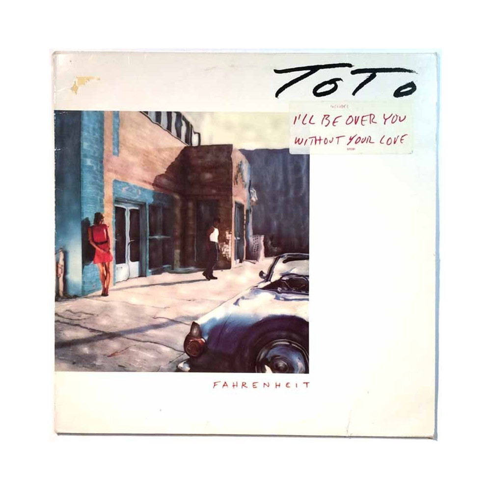 Toto 1986  CBS 57091 Fahrenheit Begagnat LP