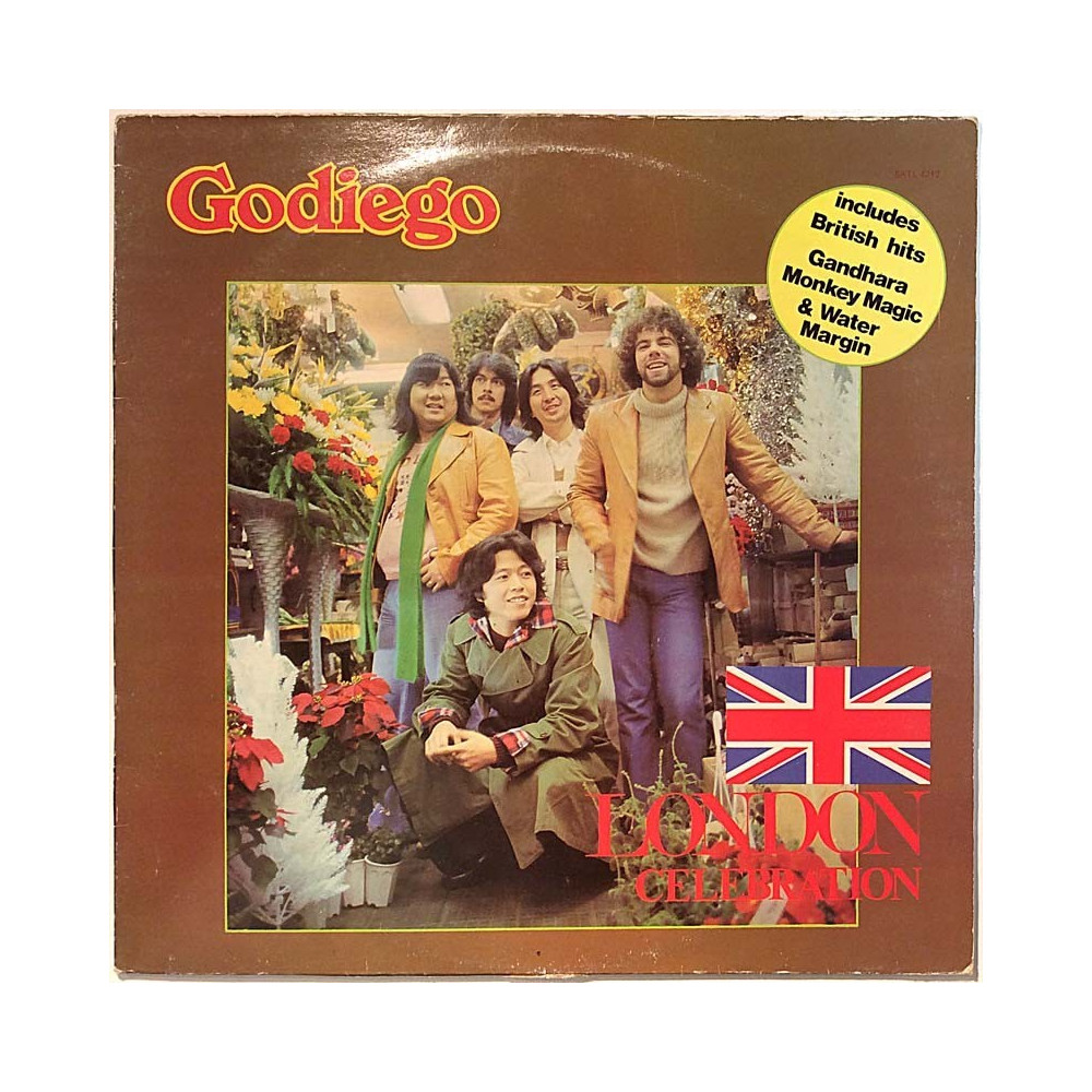 Godiego Käytetty LP-Levy London Celebration  kansi VG- levy EX Käytetty LP