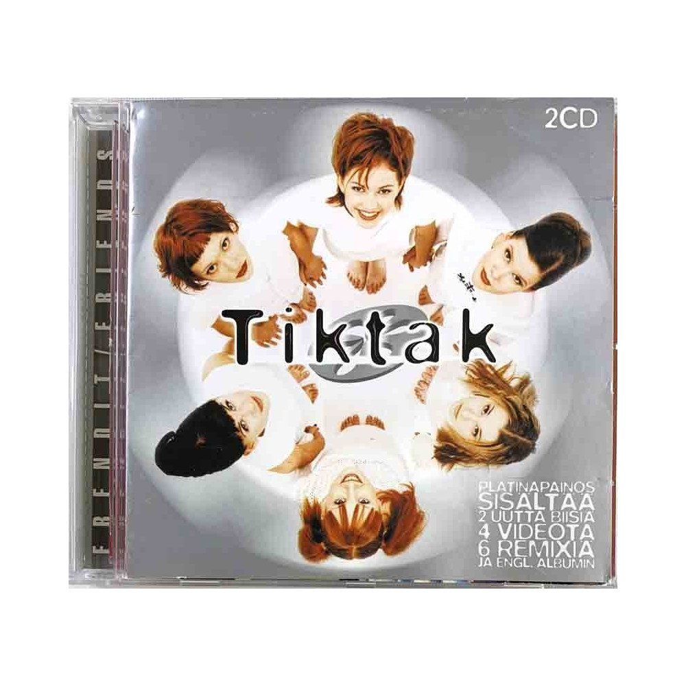 Tiktak 2000 013 082-2 Frendit/Friends 2CD kansi rikki CD Begagnat