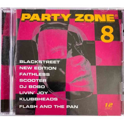 Jah Boyz, Blackstreet, Klubbheads ym. CD-levy Party Zone 8  kansi EX levy EX- Käytetty CD