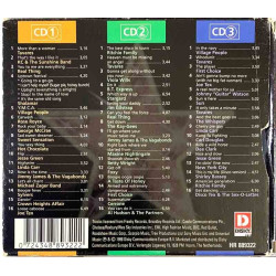 Linda Carr, Tavares, Shalamar, Foxy... CD-levy Original Disco Classics of the 70’s 3CD  kansi EX levy EX Käytetty CD