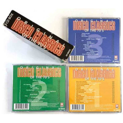 Linda Carr, Tavares, Shalamar, Foxy... CD-levy Original Disco Classics of the 70’s 3CD  kansi EX levy EX Käytetty CD