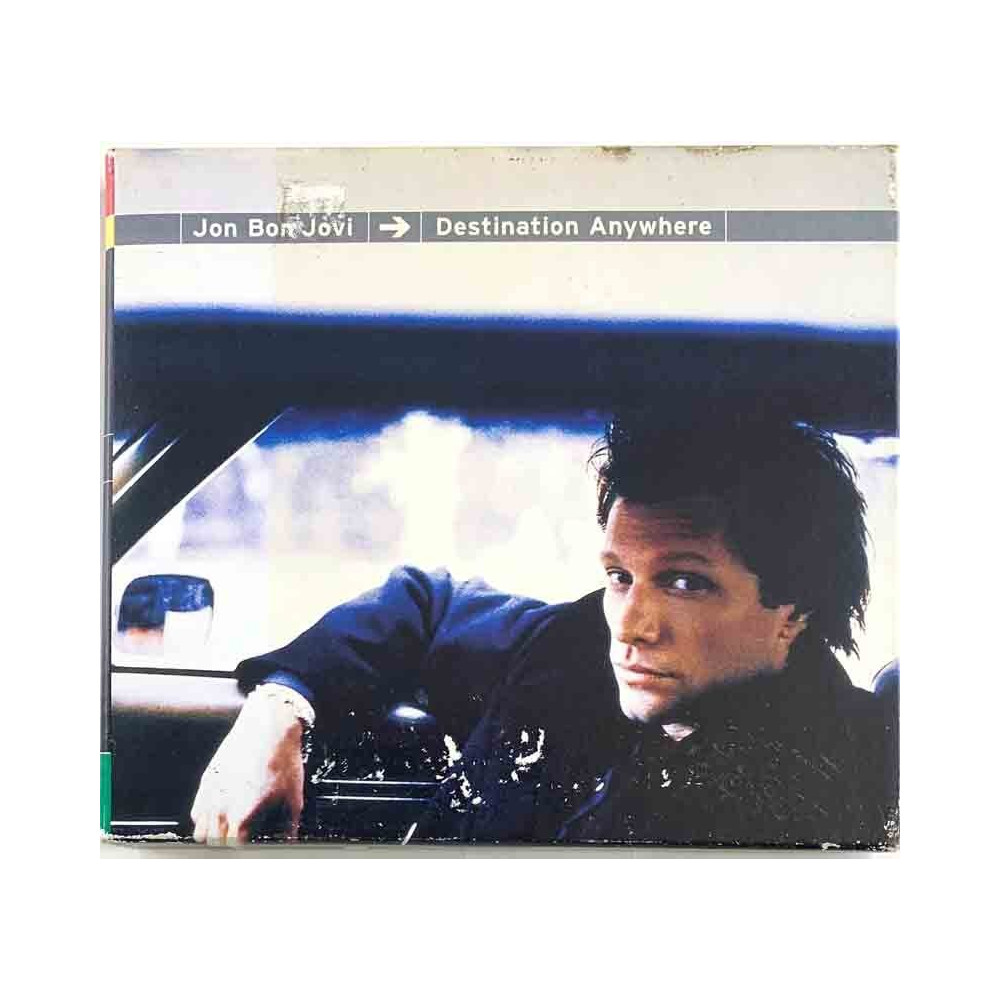 Jon Bon Jovi CD-levy Destination Anywhere, made in Japan  kansi EX levy EX Käytetty CD